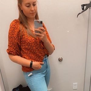 Sanctuary Giraffe Print Top-Lg